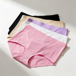 Braless – Invisible high-waist briefs – 5-pack