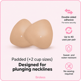 Braless – Invisible push-up inserts